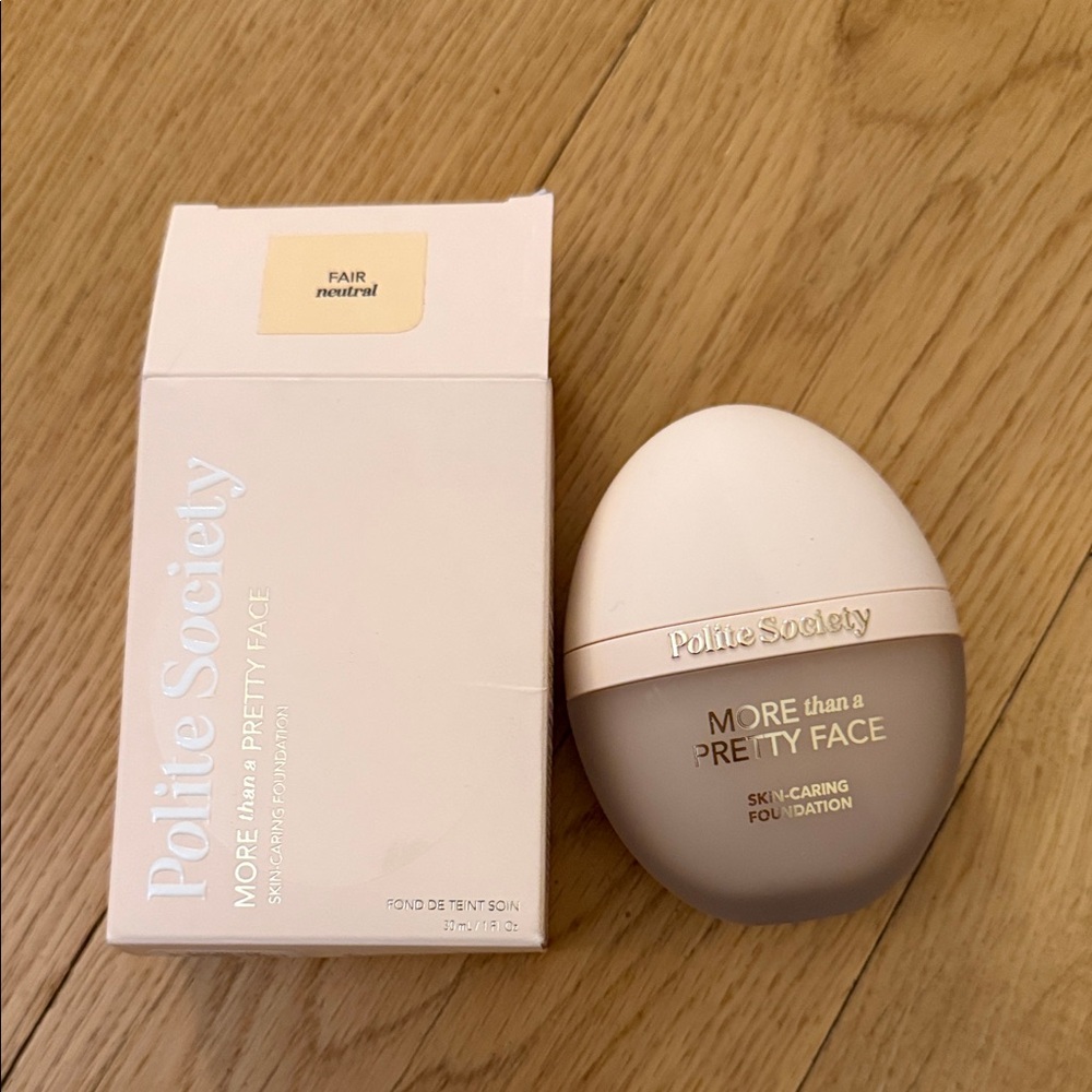 NEW Polite Society More Than a Pretty Face Foundation in Fair Neutral